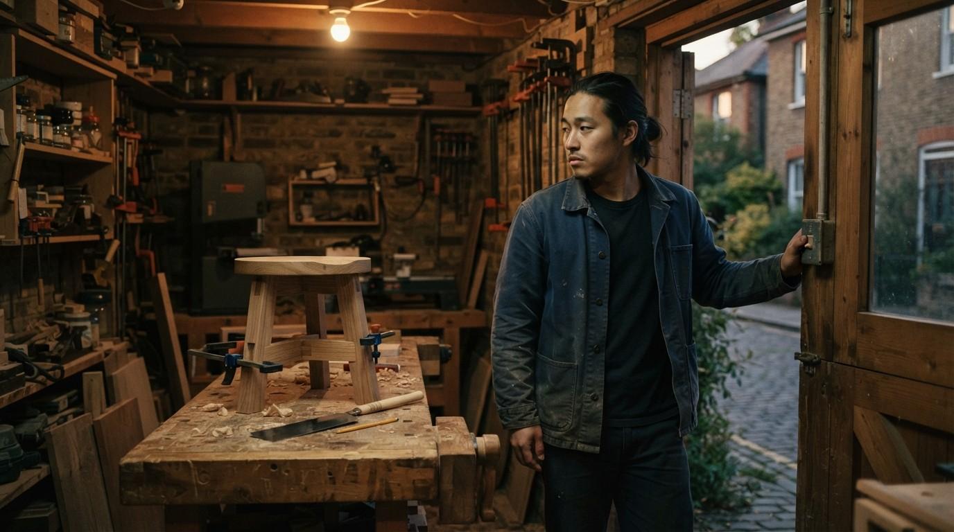 The Self-Sabotage Loop: What You're Actually Protecting Yourself From 1 Young-Man-Leaving-Unfinished-Woodwork-Self-Sabotage