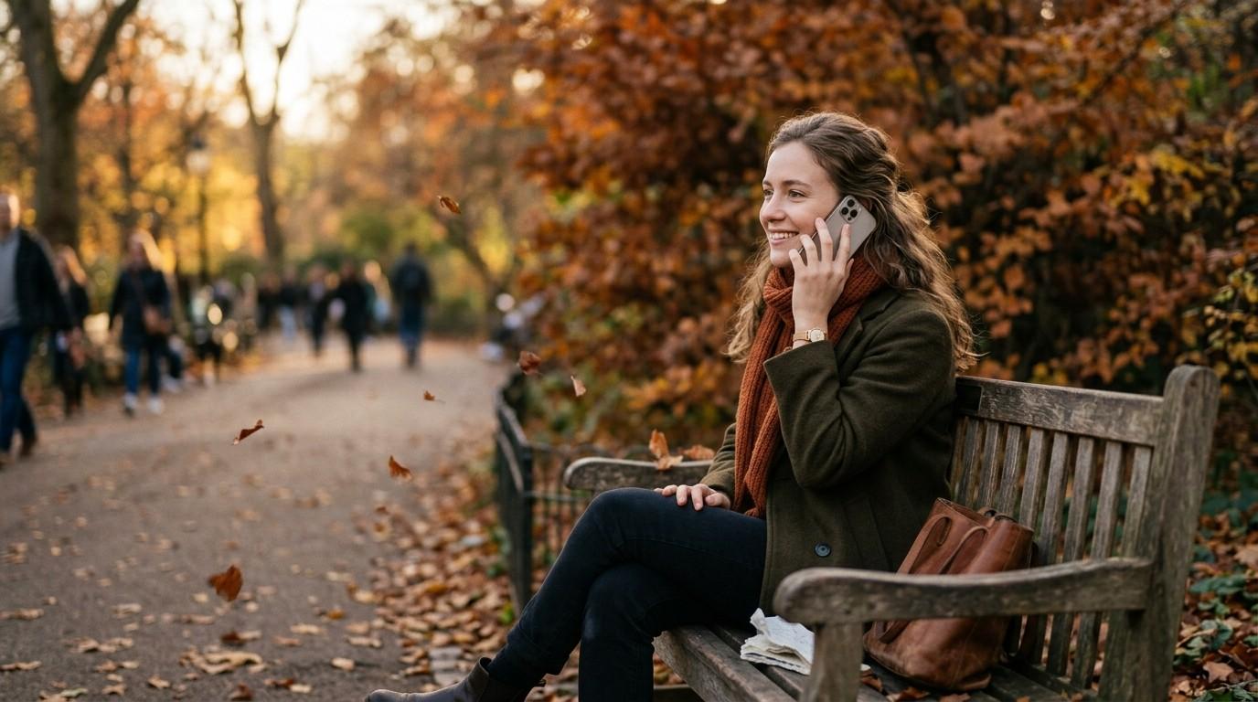 Woman-Making-Phone-Call-Seize-the-Day