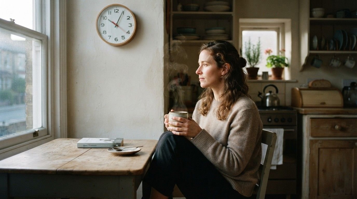 Woman-In-Kitchen-Morning-Silent-Retreat
