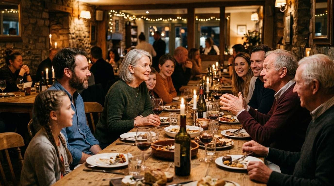 People-Talking-At-Restaurant-How-To-Be-More-Attractive