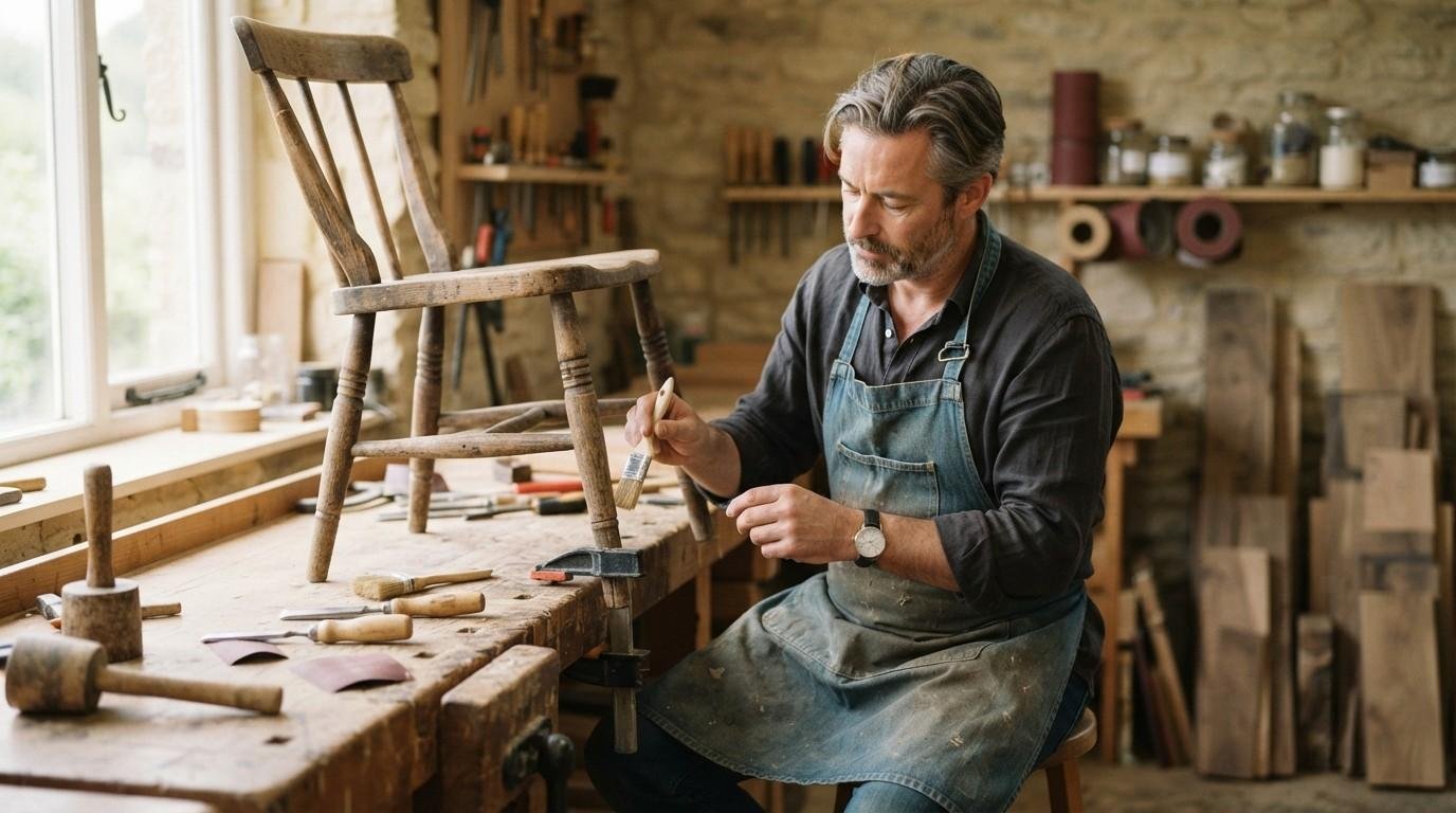 13 Rules of Life for Staying Steady in a World of Chaos 1 Man-Repairing-Chair-Rules-of-Life