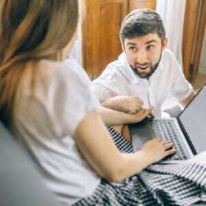 Cuffing-Season-Couples-Discuss-Work