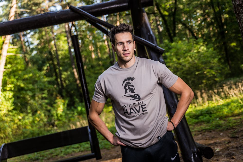 Forest-bathing-man-Crew-neck-tshirt
