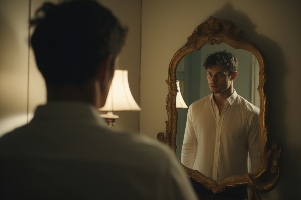 Man-Looking-At-Mirror-Marcus-Aurelius