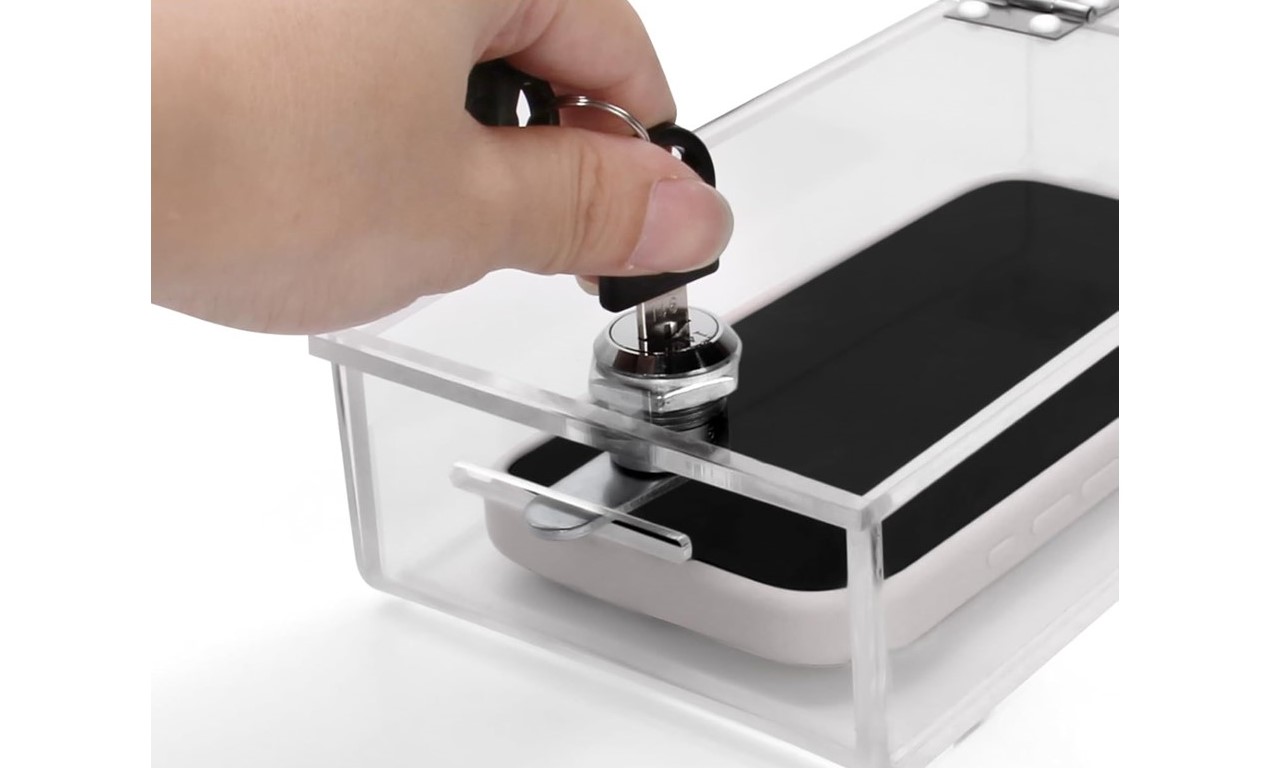 Smart-Phone-Locked-In-Storage-Box