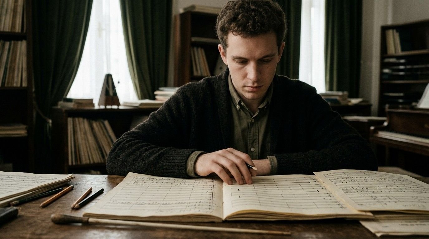 The Locked In Paradox: Why Constraints Actually Set You Free 1 Conductor-Studying-Musical-Score-Locked-In