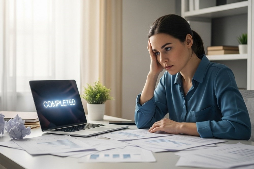 High-Functioning-anxiety-Woman-Looking-Dissatisfied