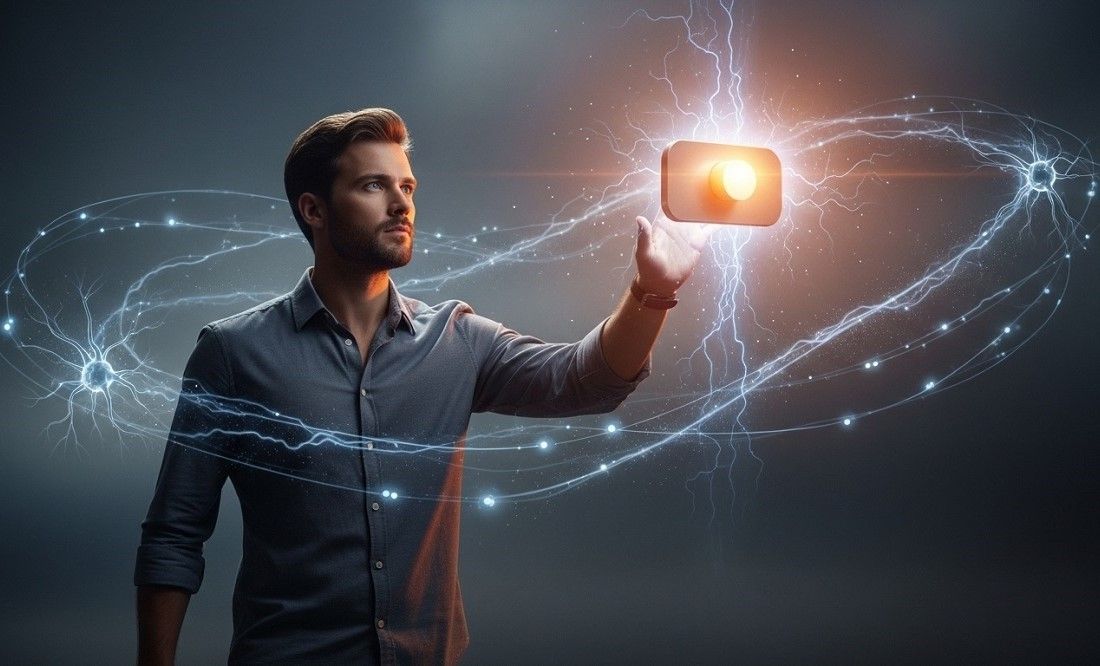 Man-Touching-Glowing-Phone-Success-Secret