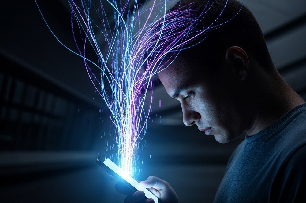 Man-scrolling-Phone-with-glowing-energy-streams