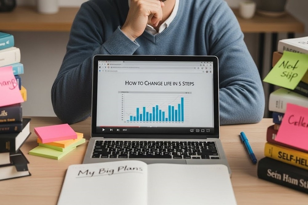 Man-sitting-at-desk-surrounded-books
