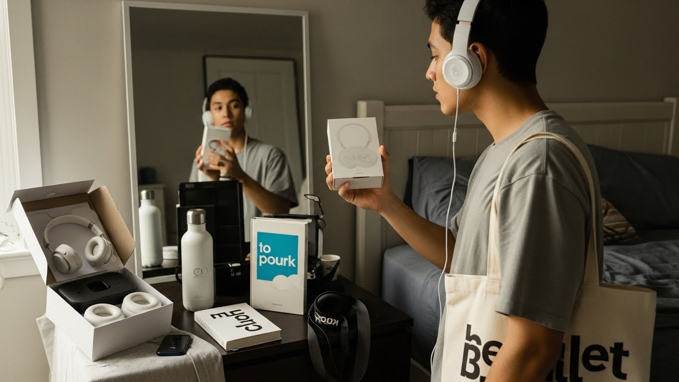 Man-in-Front-of-Mirror-Trying-On-New-Headphones