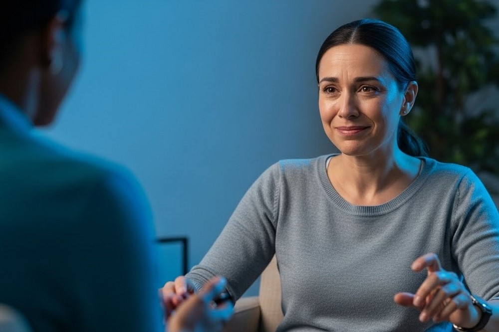 Man-And-Woman-In-A-Serious-Conversation