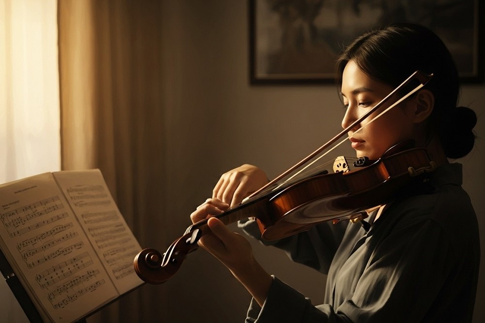 Deliberate-Practice-Woman-Playing-Violin