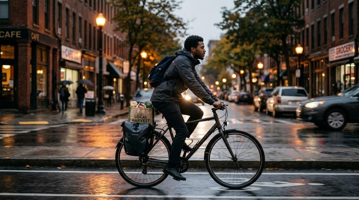 Architecture of Isolation: How Monk Mode Rebuilds a Brain on Fire 2 Man-Cycling-Home-in-Rain-Tough-Times