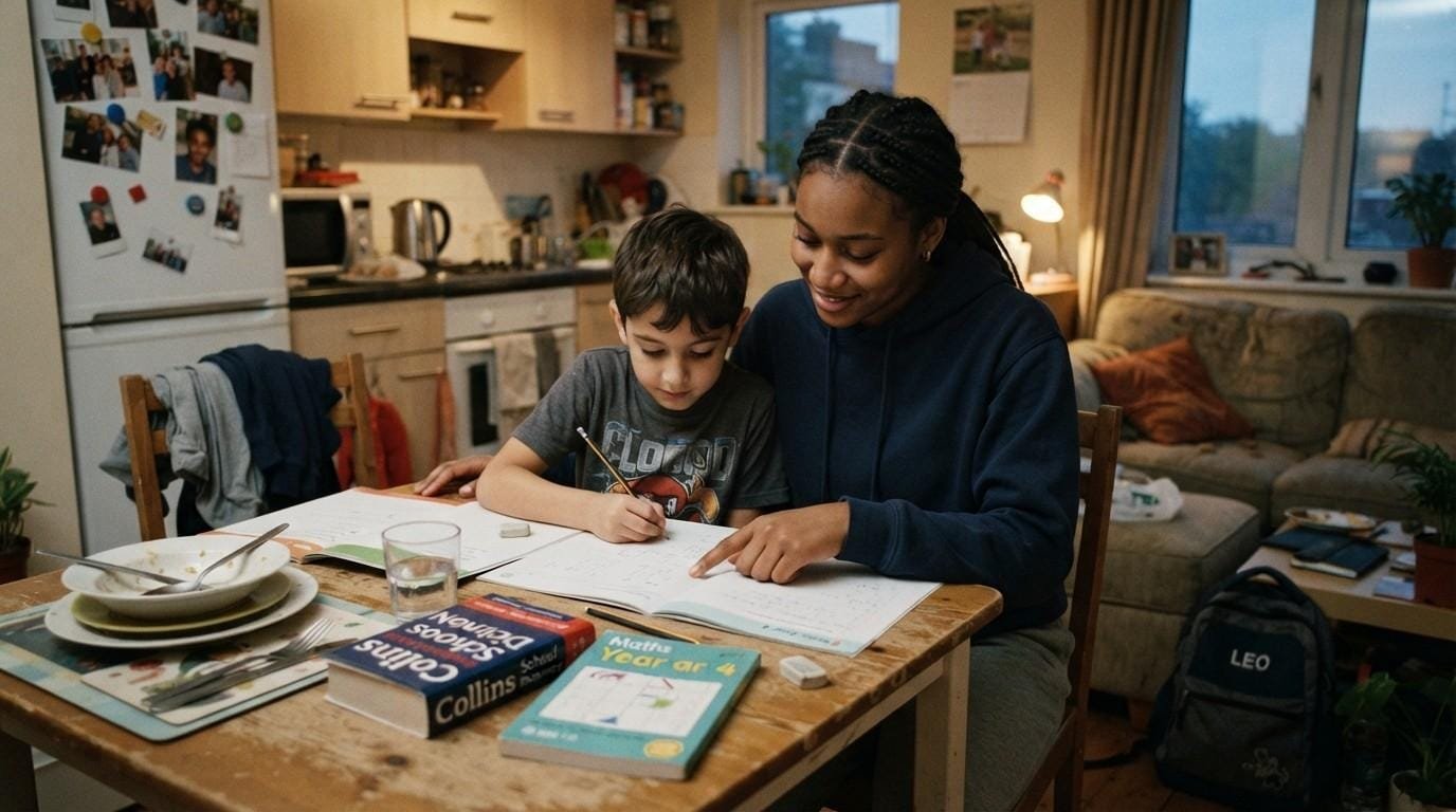 Woman-Helping-Brother-With-Homework-Life-Purpose