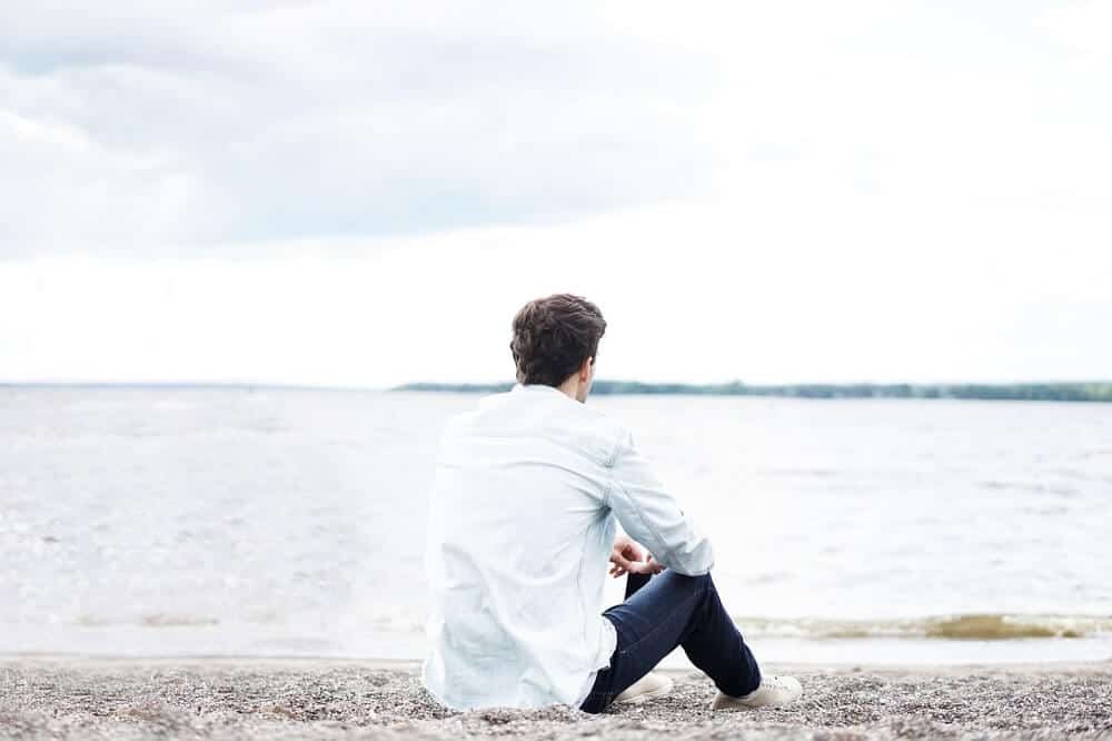 man-by-the-beach
