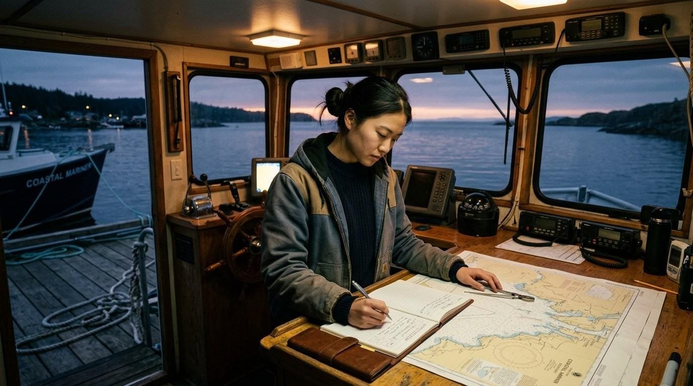 Woman-Studying-Navigation-Chart-Take-Control-of-Your-Life