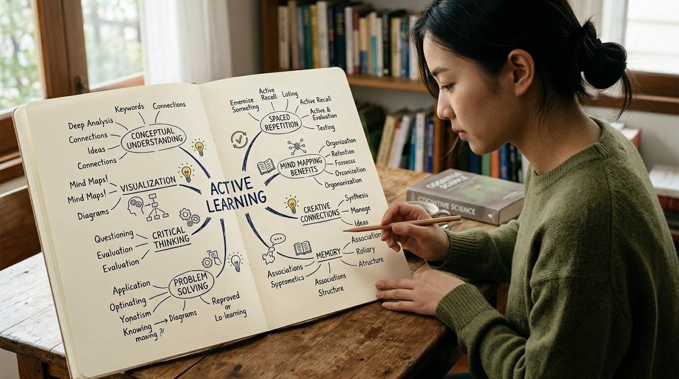 The Negative Thought Loop: Why Logic Alone Won't Make It Stop 2 Learner-Drawing-Mindmap-How-to-Learn-Anything-Faster