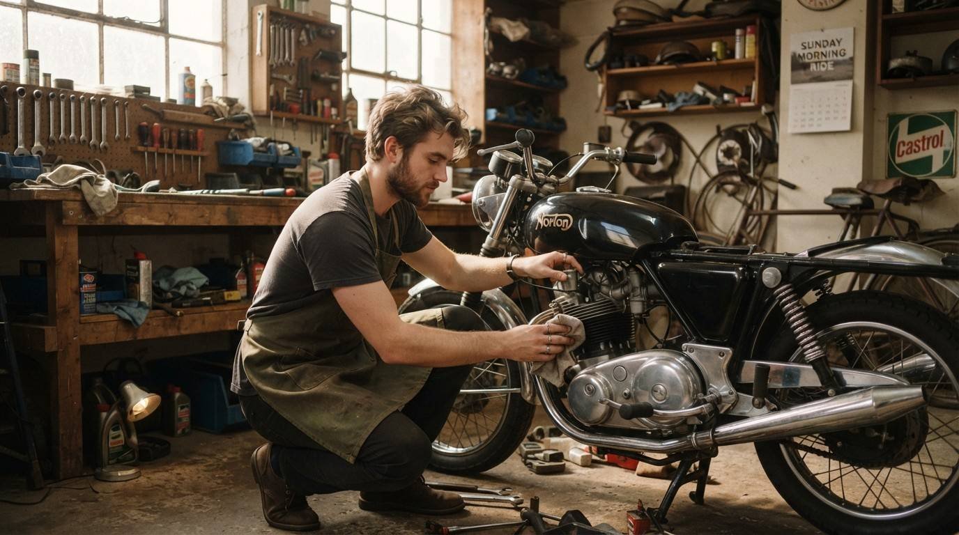 Man-at-Work-Zen-and-the-Art-of-Motorcycle-Maintenance