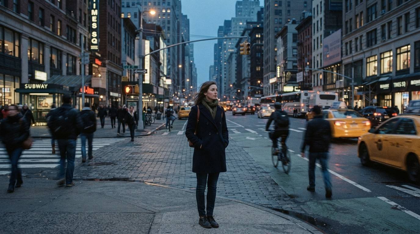 Woman-Standing-At-Intersection-Rules-of-Life