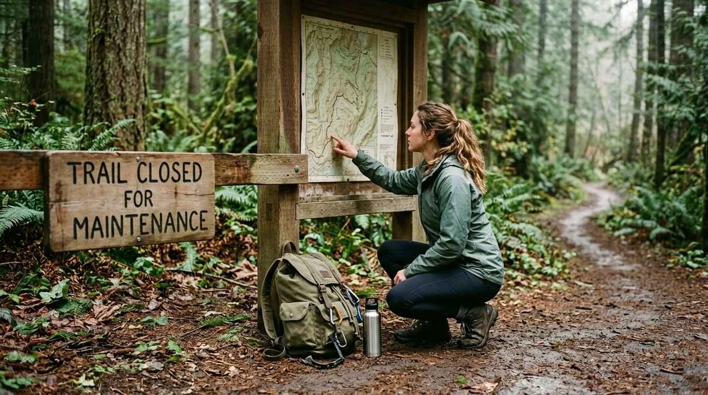 Hiker-Finding-Alternative-Trail-Uncertain-Times