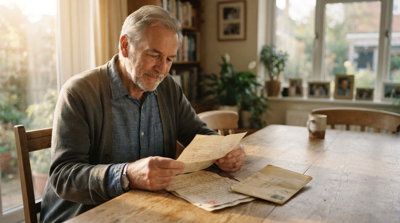 Man-Rereading-Old-Letter-Regret