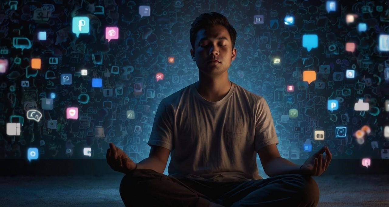 Man-In-Meditative-Pose-Influencer-Culture