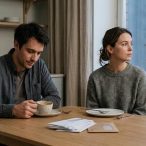 Relationship Warning Signs: What Couples Stop Saying to Each Other 2 Couple-Sitting-at-Table-Financial-Infidelity