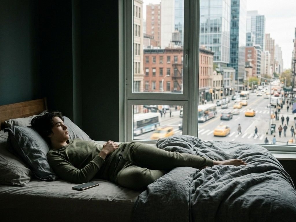 Young-Man-Lazing-In-Room-Bed-Rotting