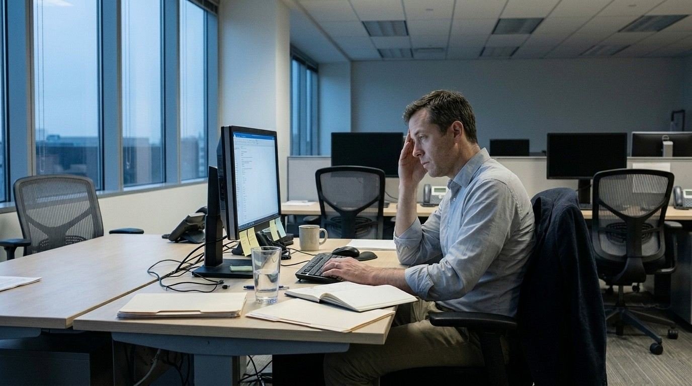 When Resilience Becomes an Excuse to Endure Too Much 1 Man-Working-Late-In-Office-Resilience